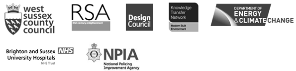 Public sector and non-profit logos